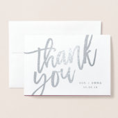 Carte Dorée M. et Mme Merci de photographier un vrai film (Devant avec enveloppe)