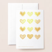 Carte Dorée Ma personne préférée pour faire une personne avec (Derrière avec enveloppe)