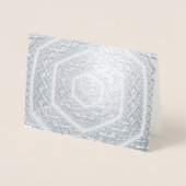 Carte Dorée Magène métallique orné David (Devant)