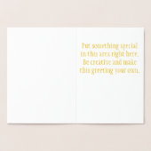 Carte Dorée Mains de prière (Intérieur)