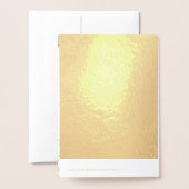 Carte Dorée Maman et Papa Pâques VRAI FOILE (Derrière avec enveloppe)