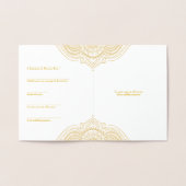 Carte Dorée Mandala doré (Intérieur)