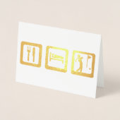 Carte Dorée Mange Sleep Golf pour le Fanatic Golf (Devant)