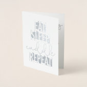 Carte Dorée MANGER, DORMIR, câliner, RÉPÉTER (Devant)