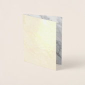 Carte Dorée Marbre Blanc (Devant)