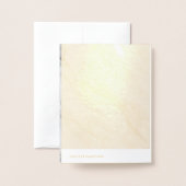 Carte Dorée Marbre Blanc (Derrière avec enveloppe)