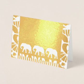 Carte Dorée Marche des éléphants
