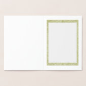 Carte Dorée Marguerites dorées (Intérieur)