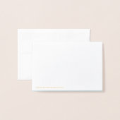 Carte Dorée Mariage Formel Réponse RSVP Bleu Glacé avec Feuill (Derrière avec enveloppe)