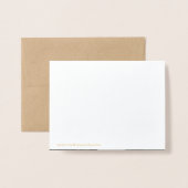 Carte Dorée Mariage Inséparables doux Merci photo (Derrière avec enveloppe)