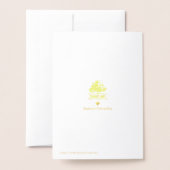 Carte Dorée Mariage Je ne peux pas attendre de t'épouser (Derrière avec enveloppe)