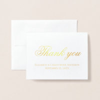 Mariage Merci or ou argent huile personnalisée