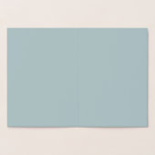 Carte Dorée MARIAGE monochrome vert à écran clair BUDGET (Intérieur)