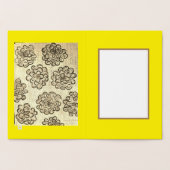 Carte Dorée Marigolds argenté (Intérieur)