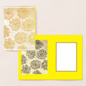 Carte Dorée Marigolds argenté (Affichage)