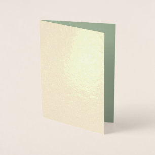 Carte Dorée Marque personnalisée verte Sage