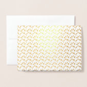 Carte Dorée Meilleure langue Design Vingt-Six (Devant avec enveloppe)