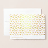 Carte Dorée Meilleure langue Design Vingt-Six (Derrière avec enveloppe)