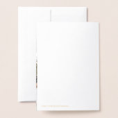 Carte Dorée Meilleure Maman Ever Gold Foil Photo Message perso (Derrière avec enveloppe)