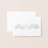 CARTE DORÉE MELE KALIKIMAKA HAWAIIAN CHRISTMAS CARD FOIL (Derrière avec enveloppe)