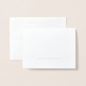 Carte Dorée Merci (Derrière avec enveloppe)