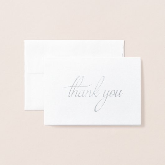 Carte Dorée Merci (Devant avec enveloppe)
