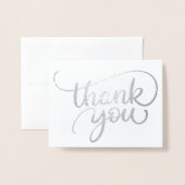 Carte Dorée Merci (Devant avec enveloppe)