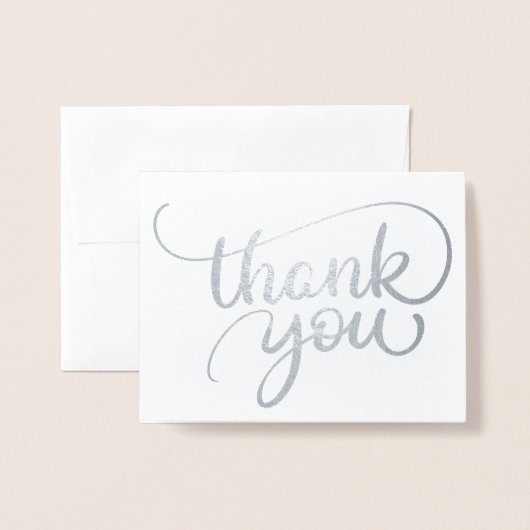 Carte Dorée Merci (Devant avec enveloppe)