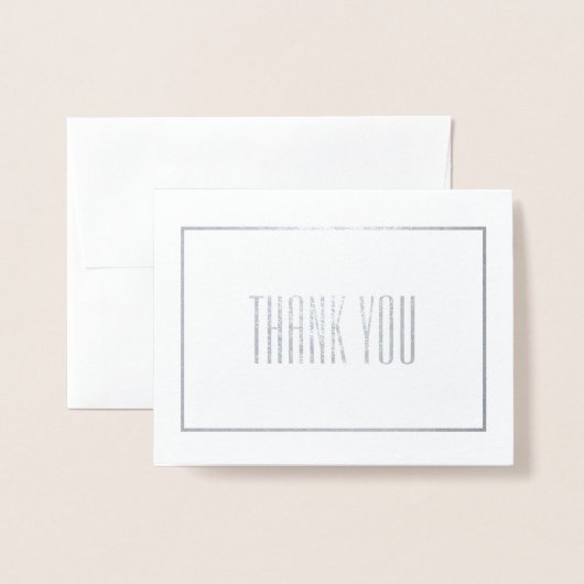 Carte Dorée Merci (Devant avec enveloppe)