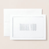 Carte Dorée Merci (Devant avec enveloppe)