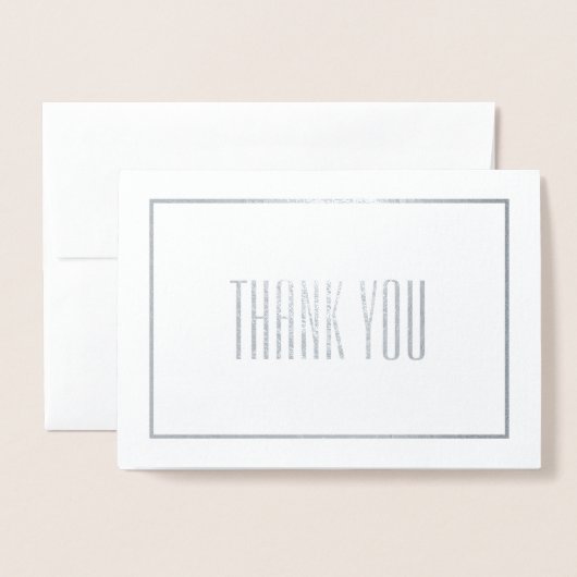 Carte Dorée Merci (Devant avec enveloppe)