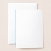 Carte Dorée Merci beaucoupMerci (Derrière avec enveloppe)