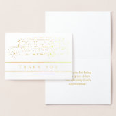 Carte Dorée Merci d'appréciation du conducteur de bus scolaire (Affichage)