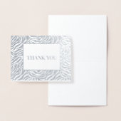 Carte Dorée Merci d'impression Zebra (Affichage)