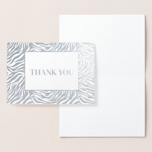 Carte Dorée Merci d'impression Zebra (Affichage)