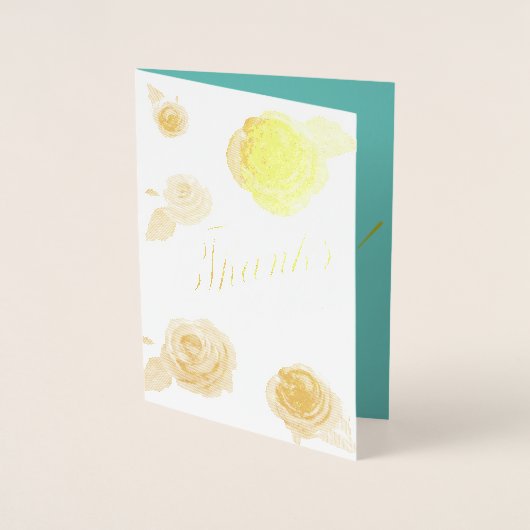 Carte Dorée Merci infiniment (Devant)