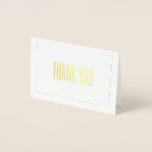 Carte Dorée Merci Mini (Devant)