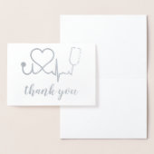 Carte Dorée Merci Personnel Médicale (Affichage)