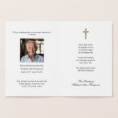 Carte Dorée Merci photo du Mémorial des funérailles catholique (Intérieur)