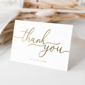 Carte Dorée Merci plié