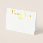 Carte Dorée Merci pour avoir accueilli ma douche de nage (Devant)