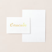 Carte Dorée Merci russe С п а с и б о (Affichage)