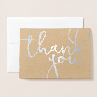 Carte Dorée Merci Silver