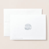 Carte Dorée Merci Silver (Derrière avec enveloppe)