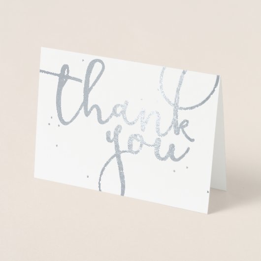 Carte Dorée Merci Silver (Devant)