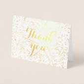 Carte Dorée Merci Starfish Sprinkings Plage chic tendance (Devant)