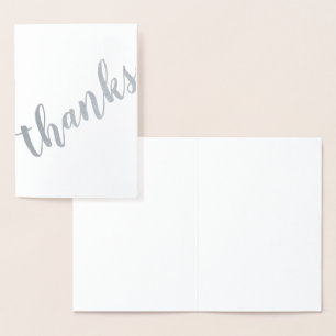 Carte Dorée Merci Tiled Brushstroke Moderne Calligraphie
