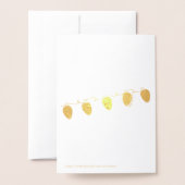 Carte Dorée Merveilleux Chaos De Vacances (Derrière avec enveloppe)