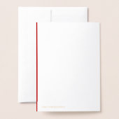 Carte Dorée Mikitiez veille de Noël express Northpole (Derrière avec enveloppe)