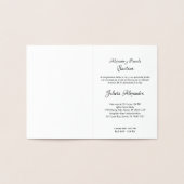 Carte Dorée Mis Quince años Diseño Floral París Plata (Intérieur)